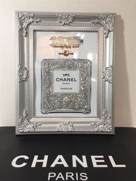 chanel wall art with frame